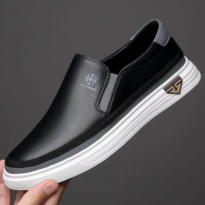 Full-grain leather slip-on shoes for men | The Whitman -7