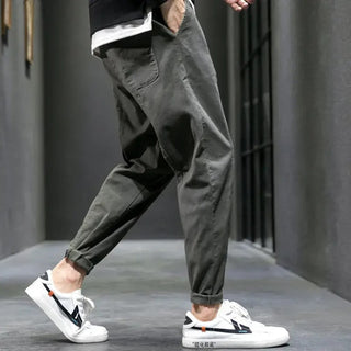 Tapered drawstring everyday joggers for men | Evan's Easywear -10