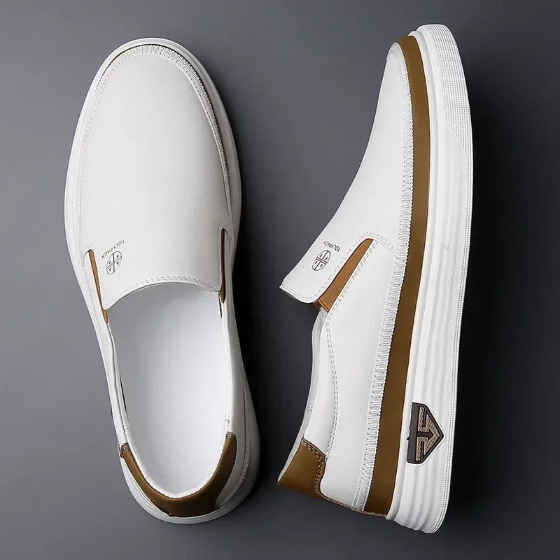 Full-grain leather slip-on shoes for men | The Whitman -11