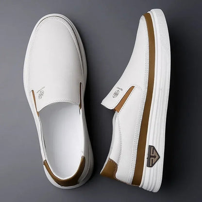 Full-grain leather slip-on shoes for men | The Whitman -11