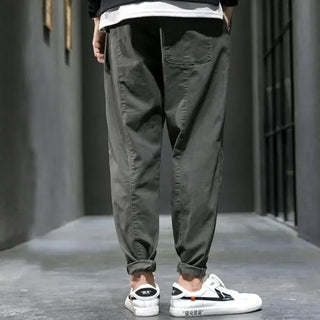 Tapered drawstring everyday joggers for men | Evan's Easywear -7