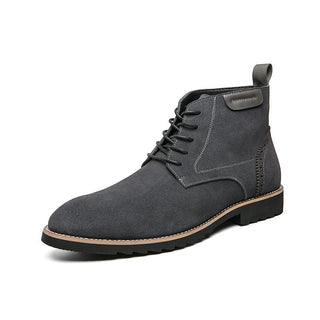 Brevane | Men's Suede Hybrid Boots with Grippy Rubber Outsole