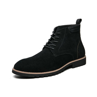 Brevane | Men's Suede Hybrid Boots with Grippy Rubber Outsole