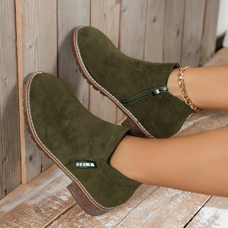 Genevieve | Women's Thick Sole Platform Ankle Boot