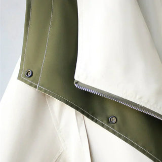Marivane | Women's Hooded Oversized Trench Coat with Pockets