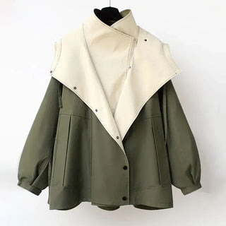 Marivane | Women's Hooded Oversized Trench Coat with Pockets