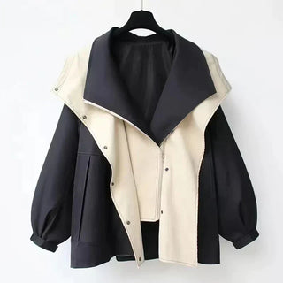 Marivane | Women's Hooded Oversized Trench Coat with Pockets