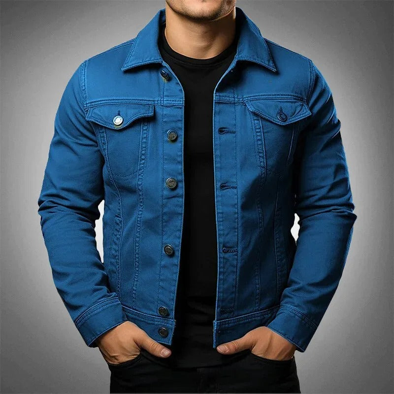 Marcellan | Men's Black Denim Jacket