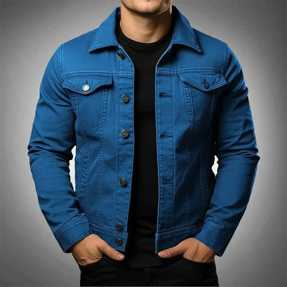 Marcellan | Men's Black Denim Jacket