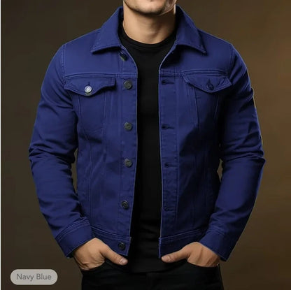 Marcellan | Men's Black Denim Jacket