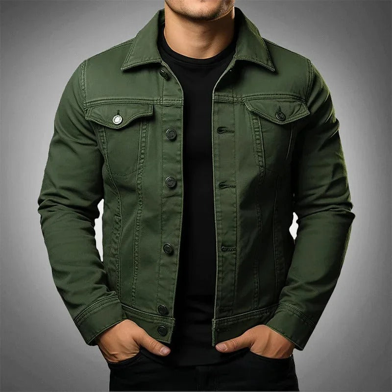Marcellan | Men's Black Denim Jacket