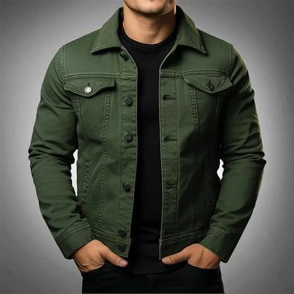 Marcellan | Men's Black Denim Jacket