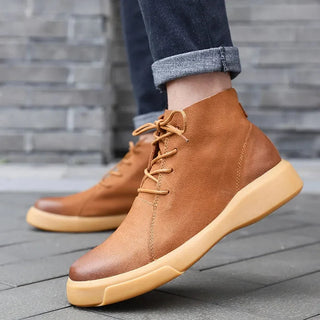 Varelle | Men's Lace-Up Ankle Chukka Boots with Chunky Sole