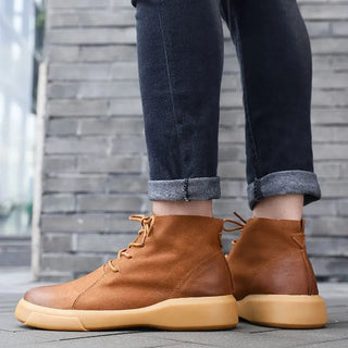 Varelle | Men's Lace-Up Ankle Chukka Boots with Chunky Sole