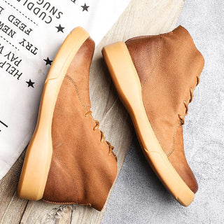 Varelle | Men's Lace-Up Ankle Chukka Boots with Chunky Sole