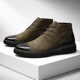 Varelle | Men's Lace-Up Ankle Chukka Boots with Chunky Sole