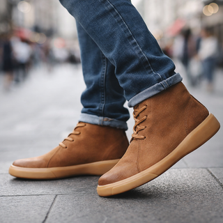 Varelle | Men's Lace-Up Ankle Chukka Boots with Chunky Sole