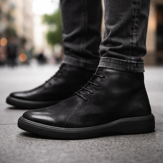 Varelle | Men's Lace-Up Ankle Chukka Boots with Chunky Sole