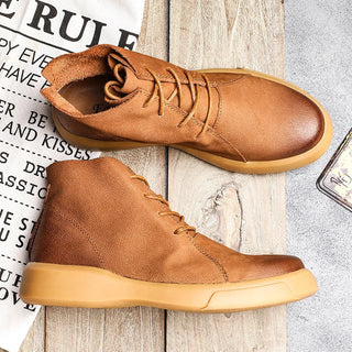 Varelle | Men's Lace-Up Ankle Chukka Boots with Chunky Sole