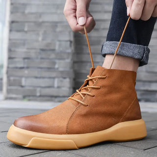 Varelle | Men's Lace-Up Ankle Chukka Boots with Chunky Sole