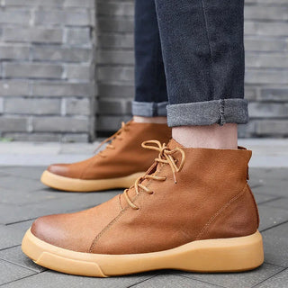 Varelle | Men's Lace-Up Ankle Chukka Boots with Chunky Sole