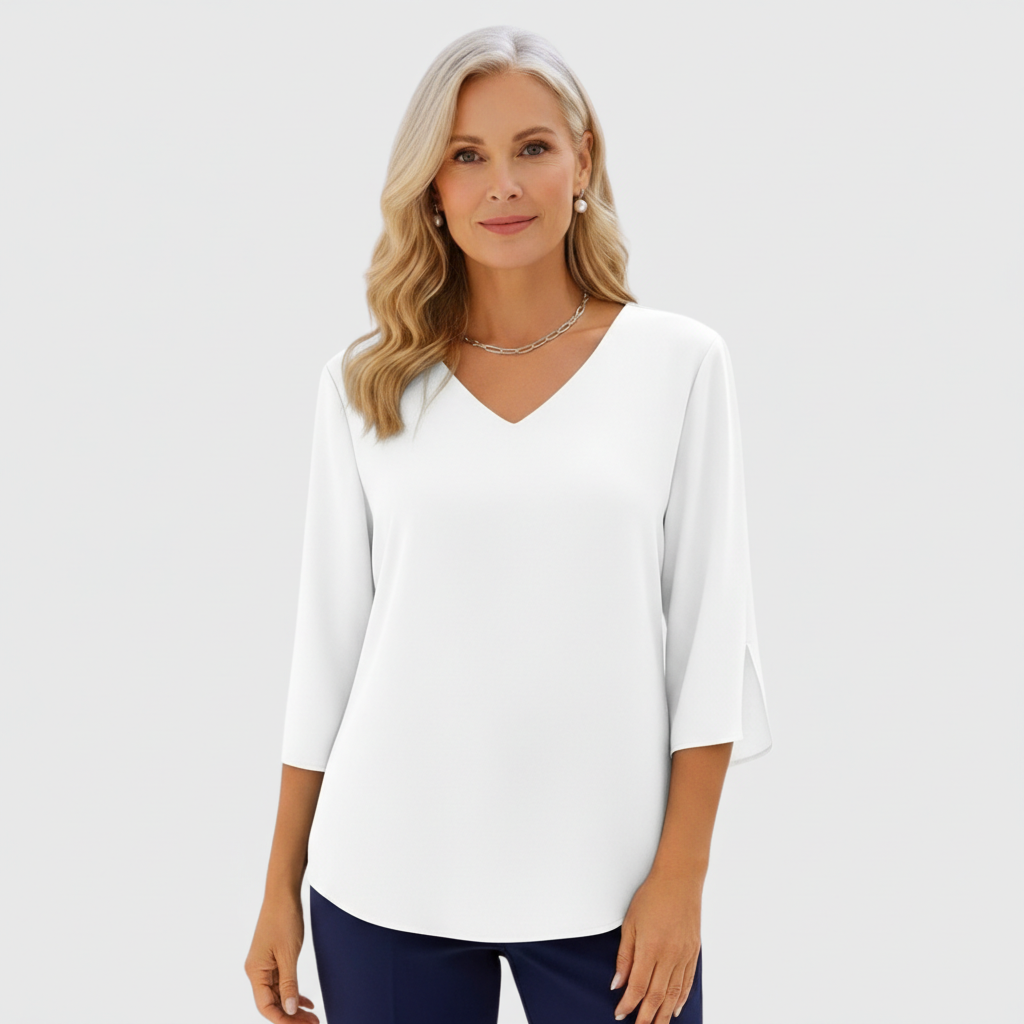Elegant everyday casual blouse for women | Karen -2
