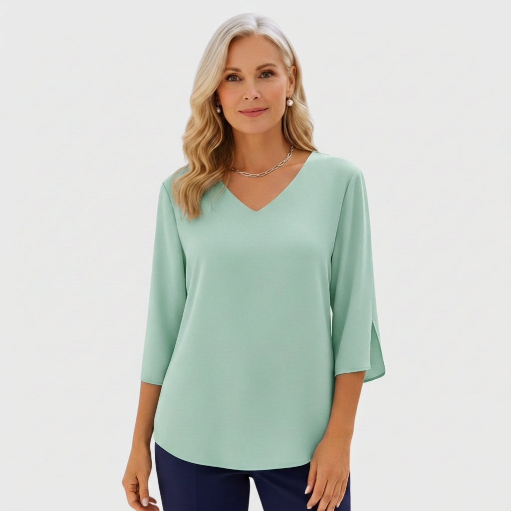 Elegant everyday casual blouse for women | Karen -4