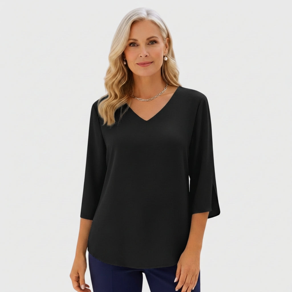 Elegant everyday casual blouse for women | Karen -3