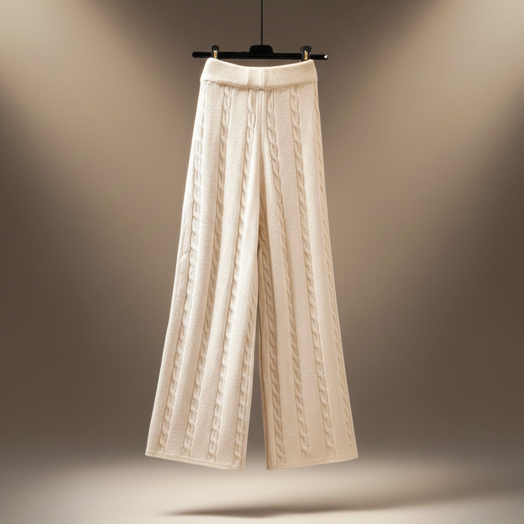 Soft-touch relaxed knit winter set for women | Christina -4