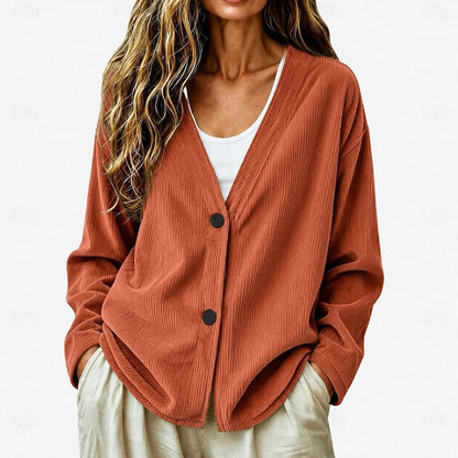 Verlaine | Women's V Neck Button Front Cardigan