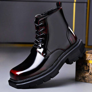 Polished vintage-style leather boots for men | Callister -1