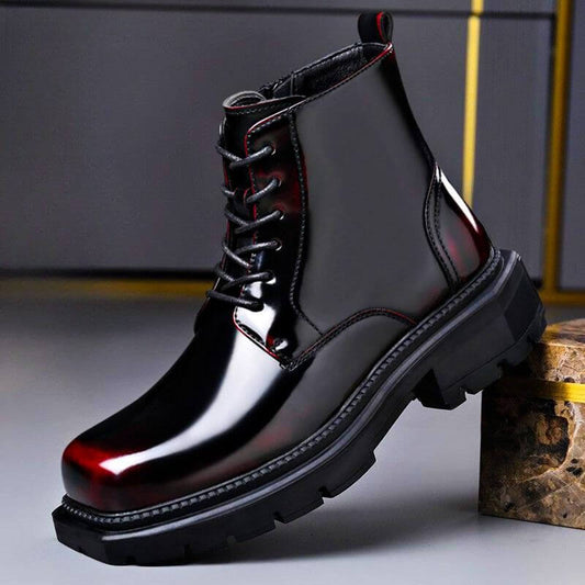 Polished vintage-style leather boots for men | Callister -1