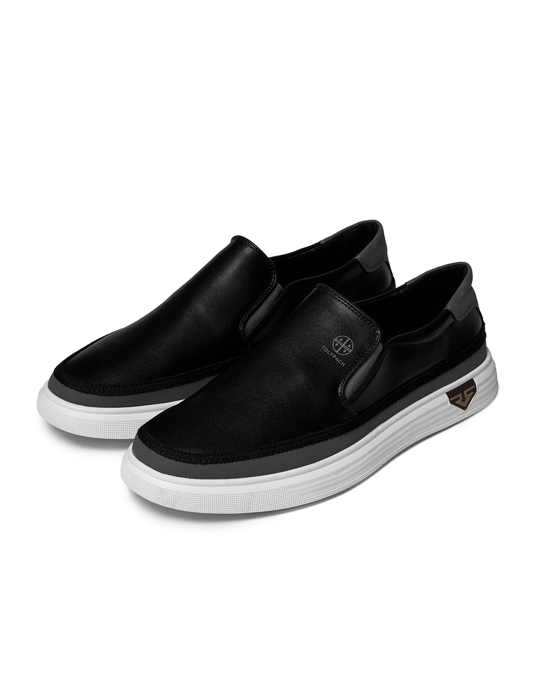 Full-grain leather slip-on shoes for men | The Whitman -1