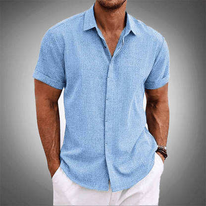 Classic everyday cotton casual shirt for men | Berreno -1