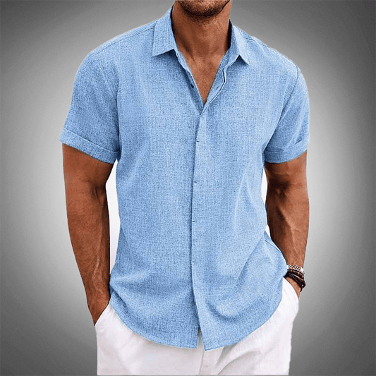Classic everyday cotton casual shirt for men | Berreno -1