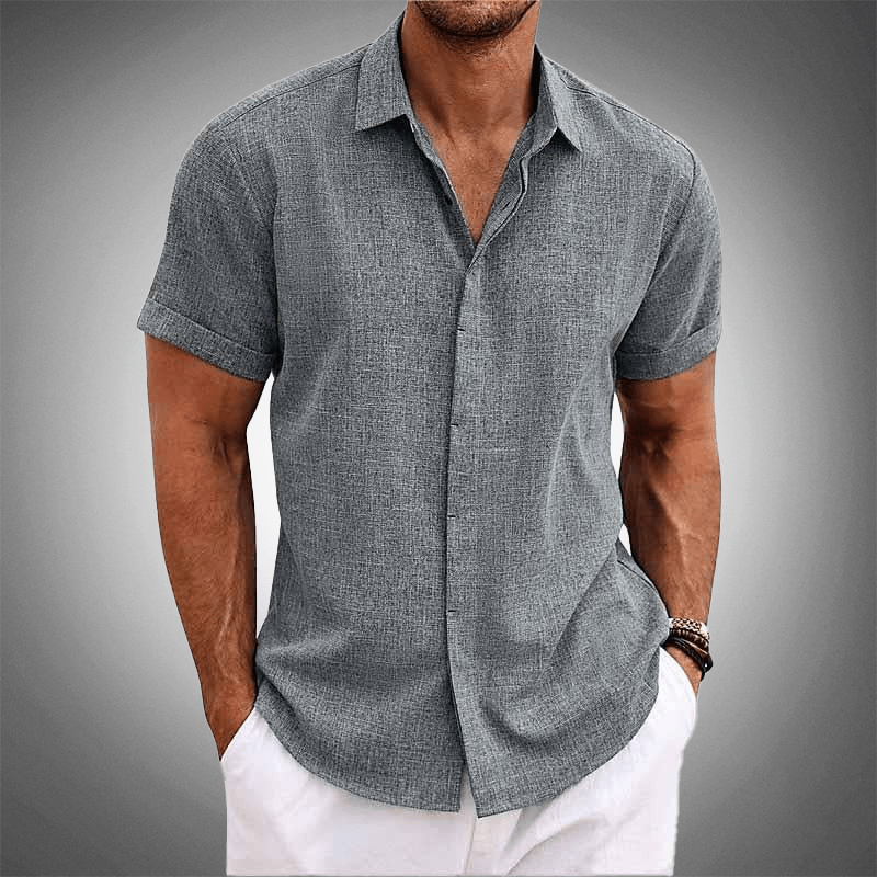 Classic everyday cotton casual shirt for men | Berreno -2