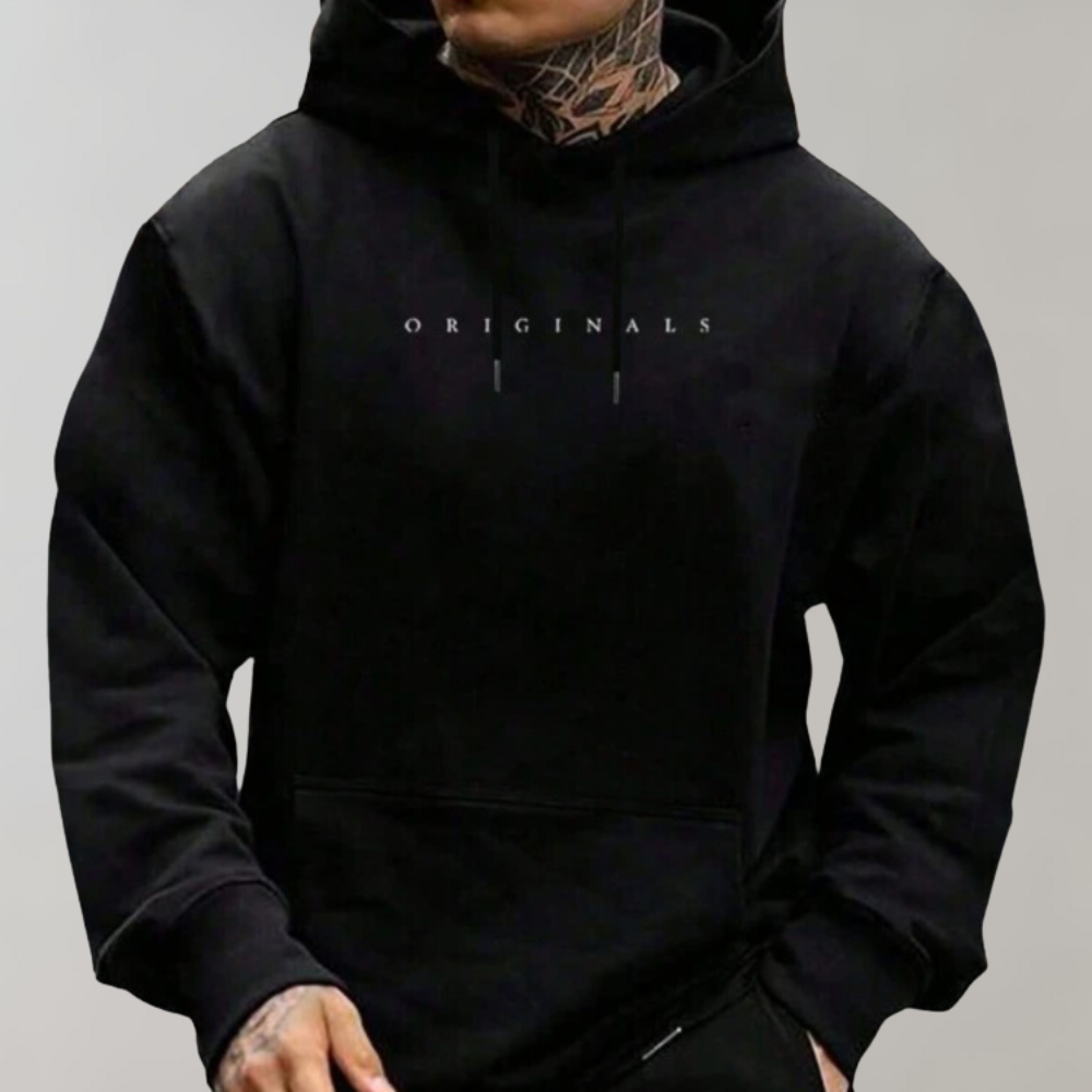Originals print warm streetwear hoodie for men | Originals -2
