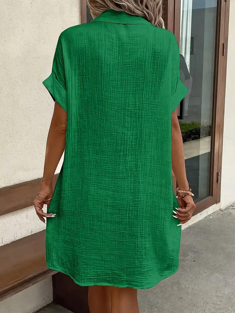 Timeless V-neck blouse everyday dress for women | Sharon -13