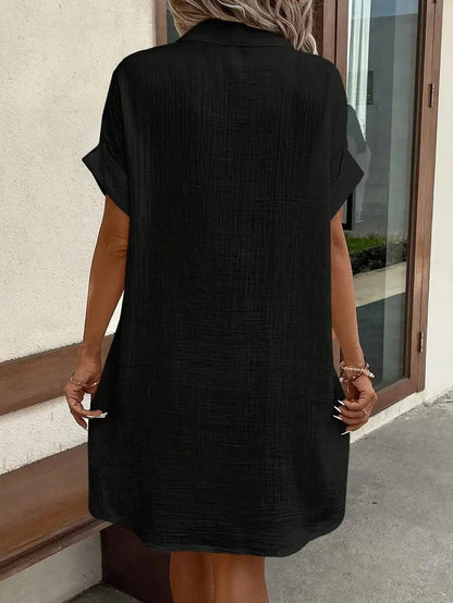 Timeless V-neck blouse everyday dress for women | Sharon -9