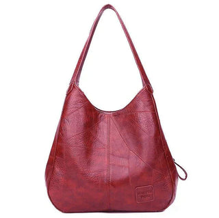 Vintage leather shoulder bag for women | Carmen -3