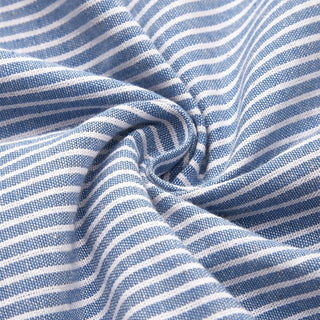 Striped cotton everyday midi dress for women | Lenna -2