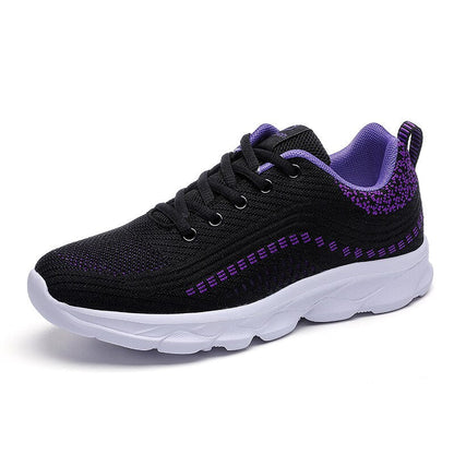 Maren | Women's Textured Lace Up Sneakers with Thick Sole